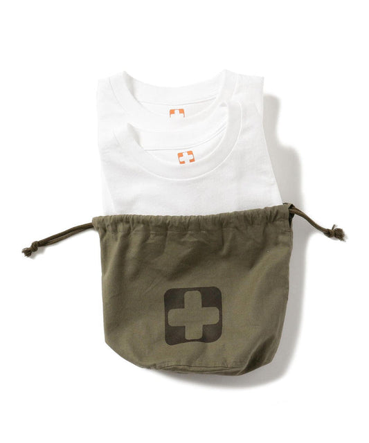 Beams Plus 2-Pack Pocket Tee - White
