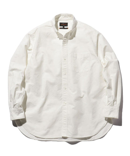Beams Plus B.D. Classic-fit American Oxford - White