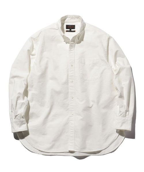 Beams Plus B.D. Classic-fit American Oxford - White