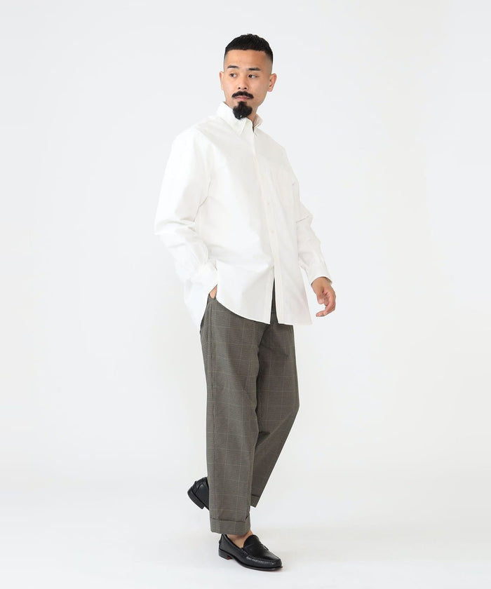 Beams Plus B.D. Classic-fit American Oxford - White