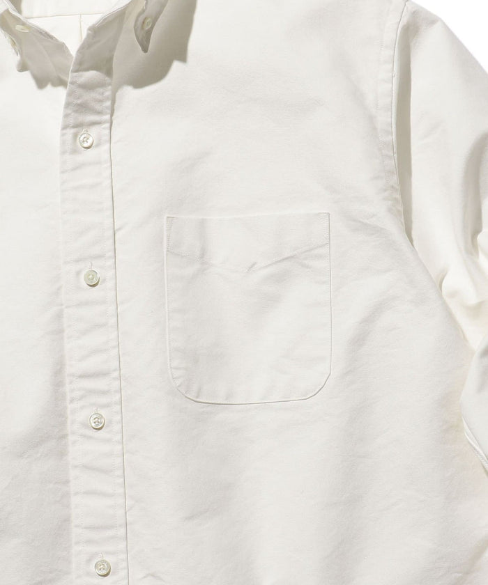 Beams Plus B.D. Classic-fit American Oxford - White