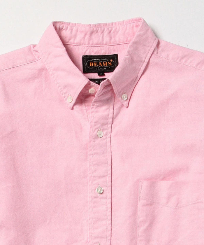 Beams Plus B.D. Oxford - Pink (SS26)