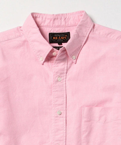 Beams Plus B.D. Oxford - Pink (SS26)
