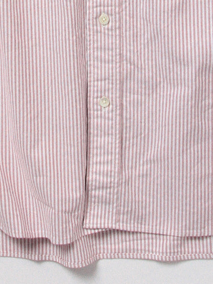 Beams Plus B.D. Oxford Candy Stripe - Wine