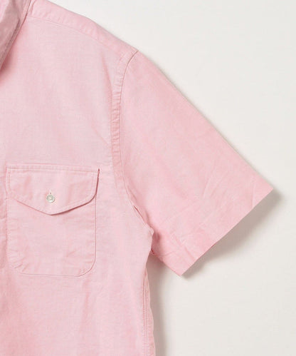 Beams Plus | B.D. Short Sleeve Oxford | Pink