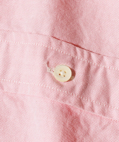 Beams Plus | B.D. Short Sleeve Oxford | Pink