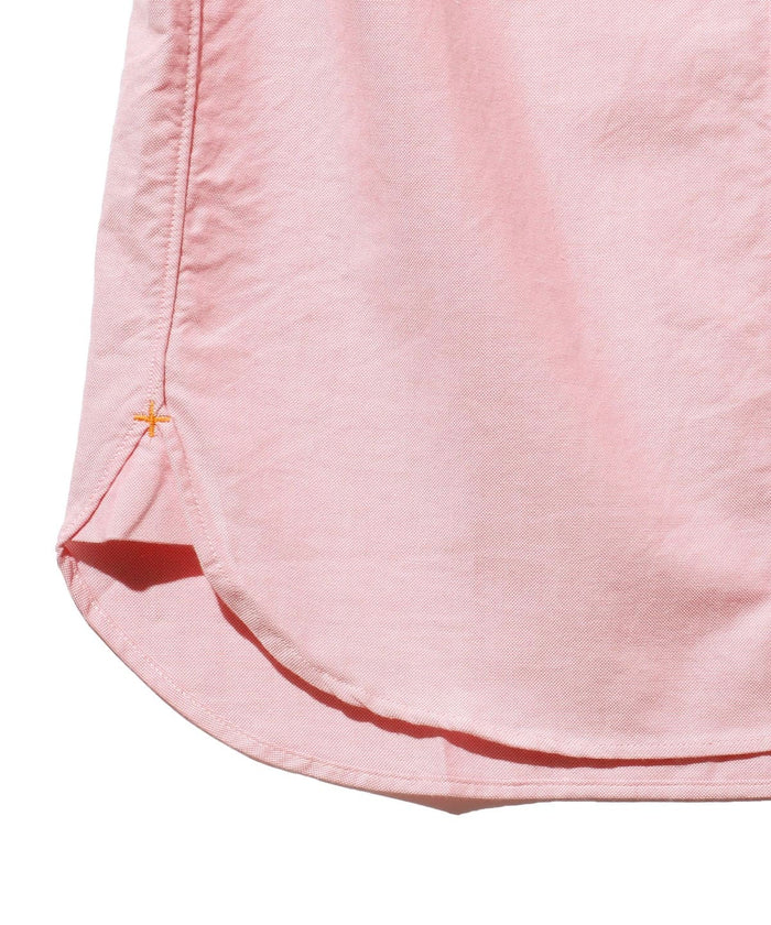 Beams Plus | B.D. Short Sleeve Oxford | Pink