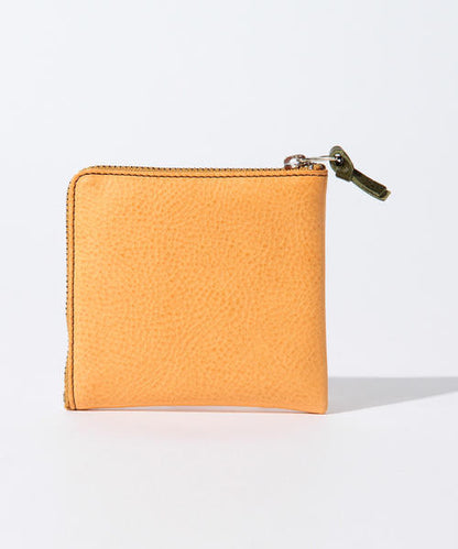 Beams Plus Double Zip Wallet - Tan/Olive (SS26)
