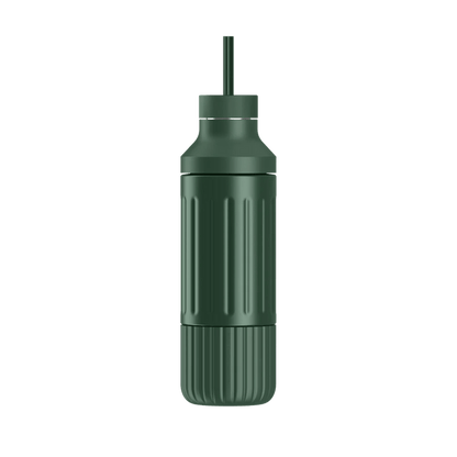 Forest Green Custom Beast Health Dual Cap Hydration Bottle - Corporate Gifts