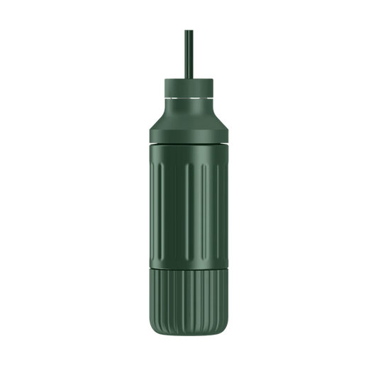 Forest Green Custom Beast Health Dual Cap Hydration Bottle - Corporate Gifts