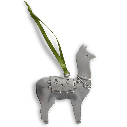 Beehive Handmade Llama Pewter Ornament