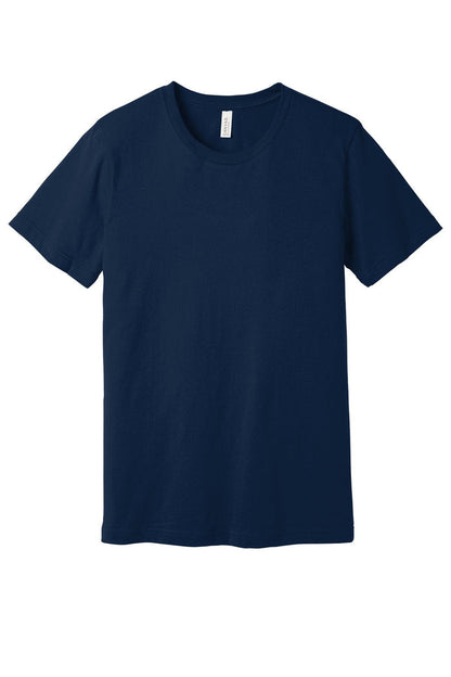 SM / Navy / Men's Custom Bella + Canvas Unisex Jersey Short Sleeve Tee - Corporate Gifts