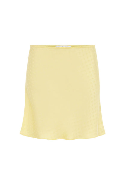 Bias Mini Skirt Jacquard Limone