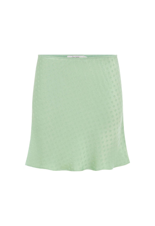 Bias Mini Skirt Jacquard Menta