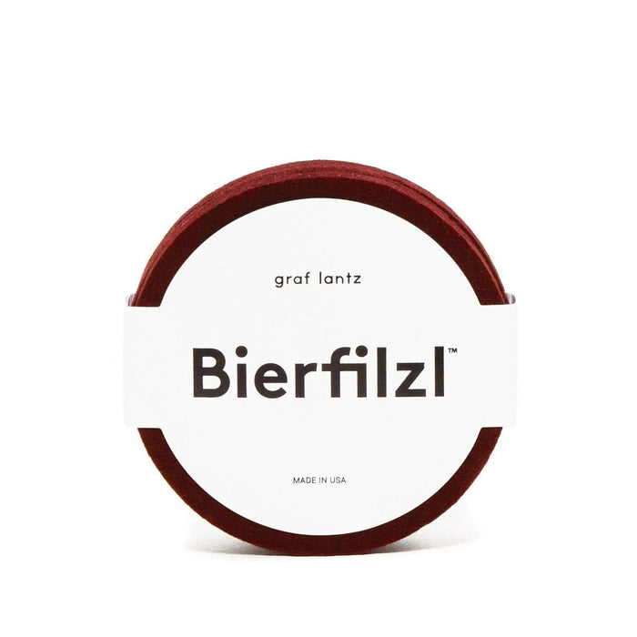 Rosewood Custom Bierfilzl Round Felt Coaster - Corporate Gifts