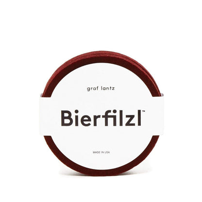 Rosewood Custom Bierfilzl Round Felt Coaster - Corporate Gifts
