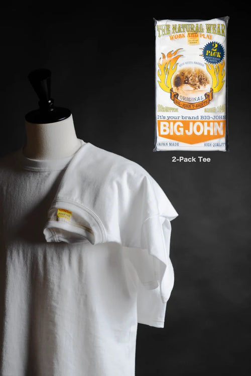Big John M2PCT ORIGINAL 2-PACK Tee - White