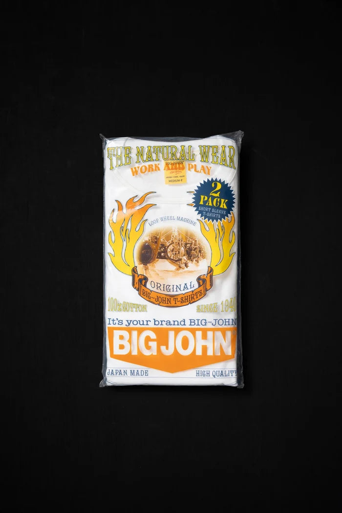 Big John M2PCT ORIGINAL 2-PACK Tee - White
