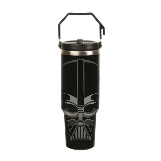 Bioworld Star Wars - A New Hope Darth Vader Black 40 oz. Stainless Steel Tumbler with Handle
