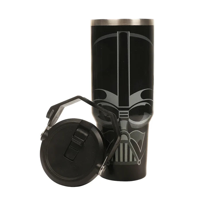 Bioworld Star Wars - A New Hope Darth Vader Black 40 oz. Stainless Steel Tumbler with Handle