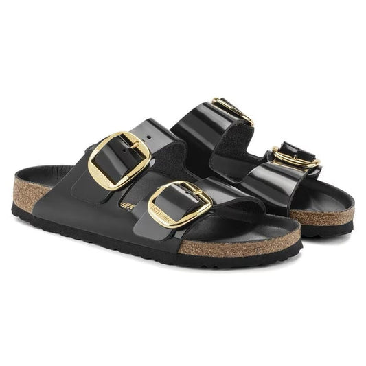 Birkenstock Arizona Big Buckle High Shine Narrow - Black