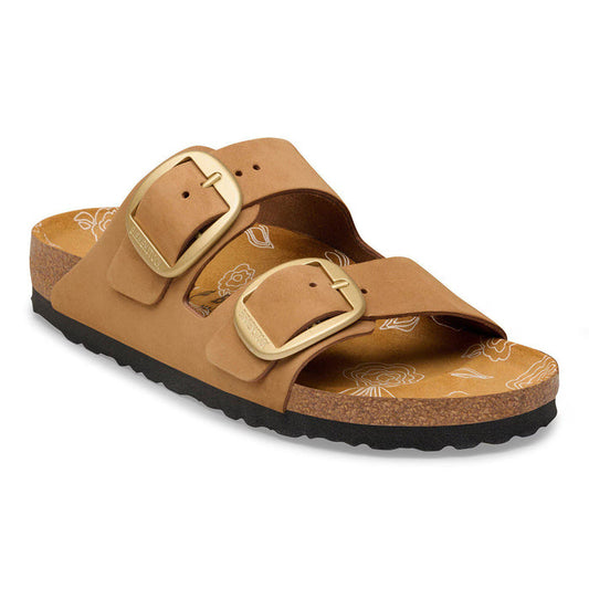 Birkenstock Arizona Big Buckle Nubuck Leather Narrow - Mink
