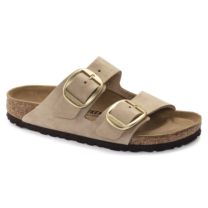 Birkenstock Arizona Big Buckle Nubuck Leather Regular - Sandcastle