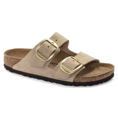 Birkenstock Arizona Big Buckle Nubuck Leather Regular - Sandcastle