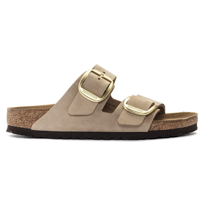 Birkenstock Arizona Big Buckle Nubuck Leather Regular - Sandcastle