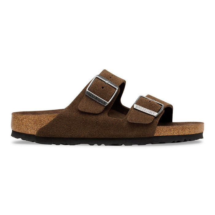 Birkenstock Arizona Suede Leather Soft Footbed - Carafe Tonal
