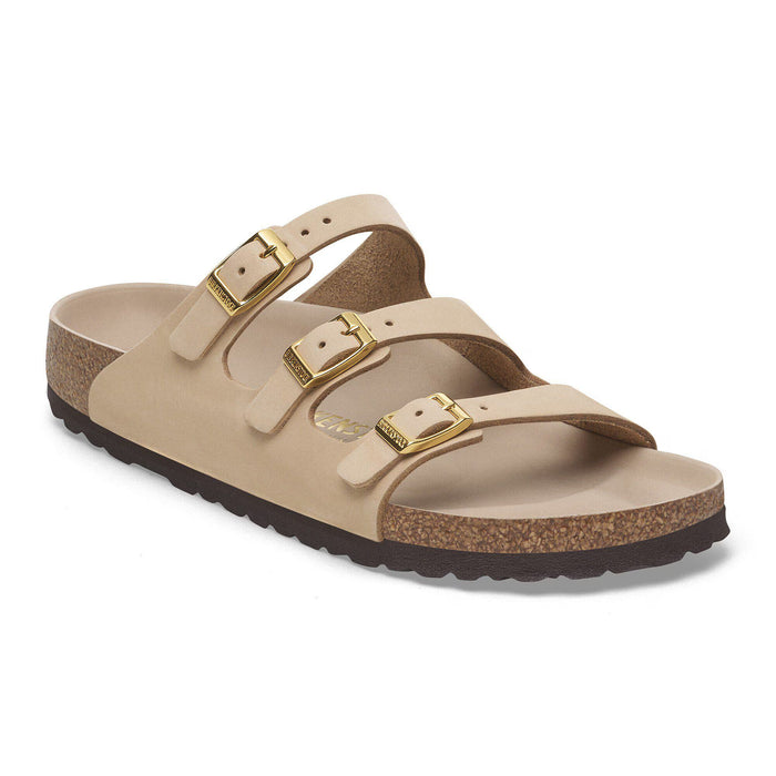 Birkenstock Florida Nubuck Leather Regular - Sandcastle