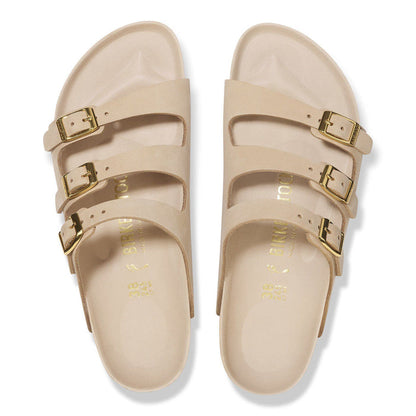 Birkenstock Florida Nubuck Leather Regular - Sandcastle