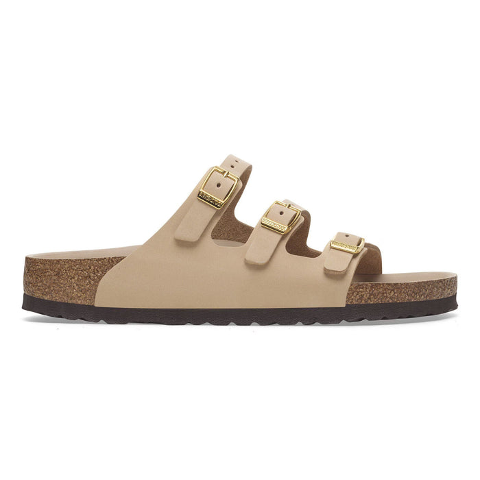 Birkenstock Florida Nubuck Leather Regular - Sandcastle