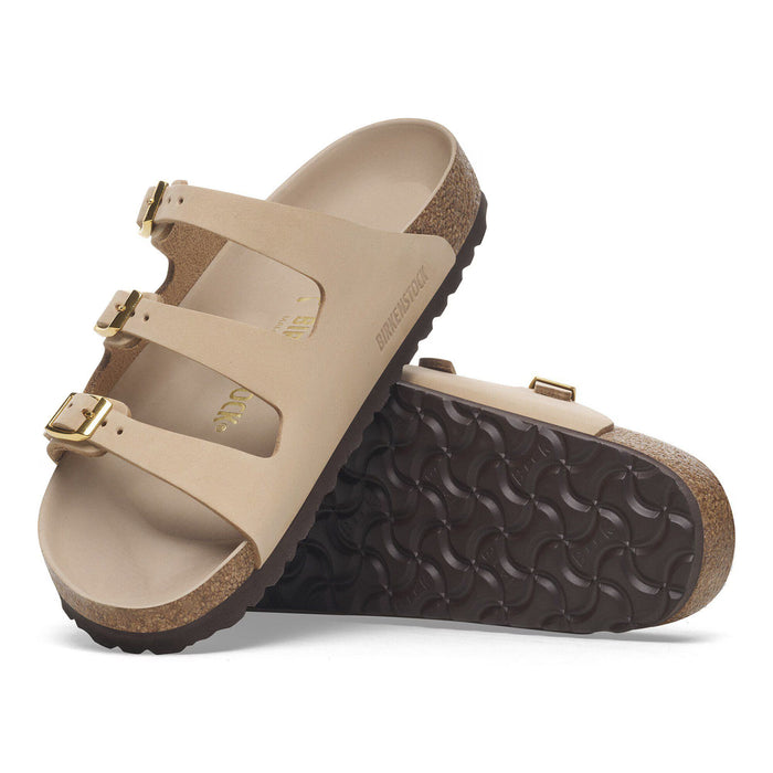 Birkenstock Florida Nubuck Leather Regular - Sandcastle