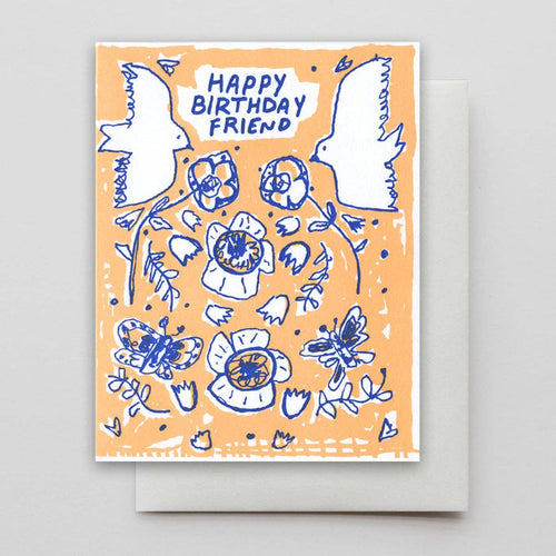 Birthday Birds-N-Butterflies: Single card