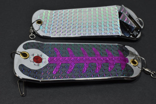 Black Raspberry - 5 1/2" Coho Crusher Flasher