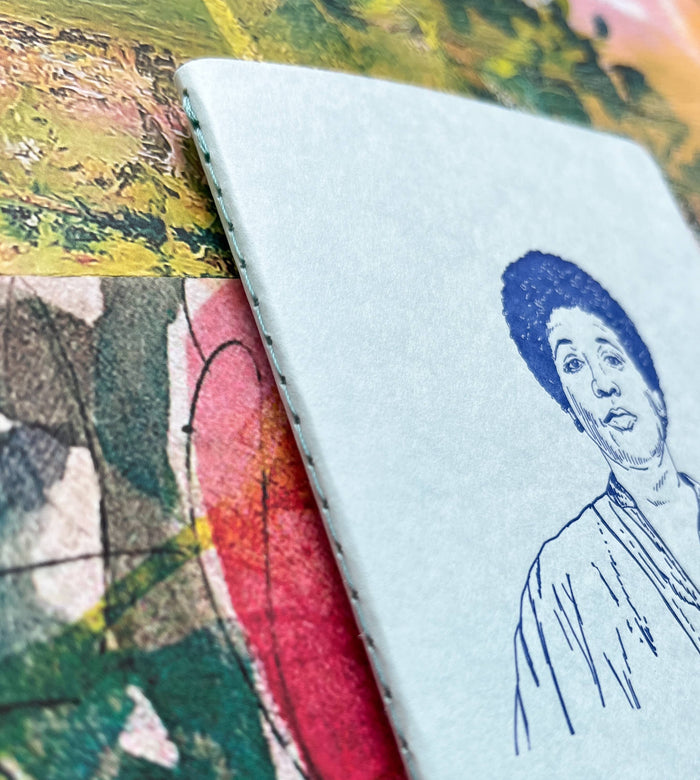 Blackbird Letterpress - Audre Lorde letterpress notebook