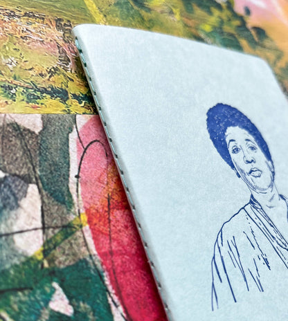 Blackbird Letterpress - Audre Lorde letterpress notebook