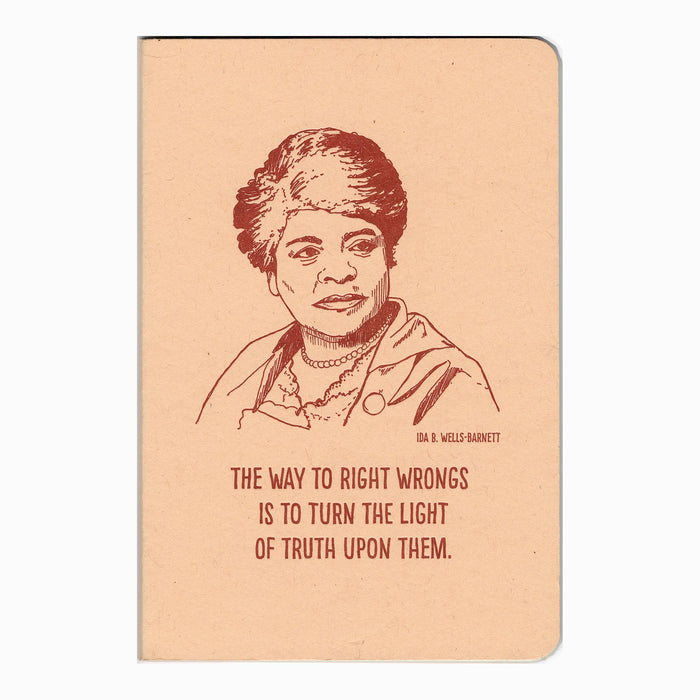 Blackbird Letterpress - Ida B. Wells notebook