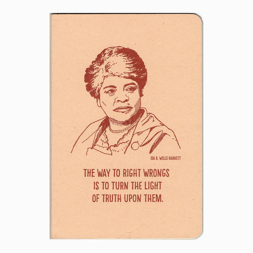 Blackbird Letterpress - Ida B. Wells notebook