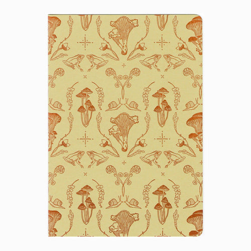 Blackbird Letterpress - Mushroom Xlarge journal notebook