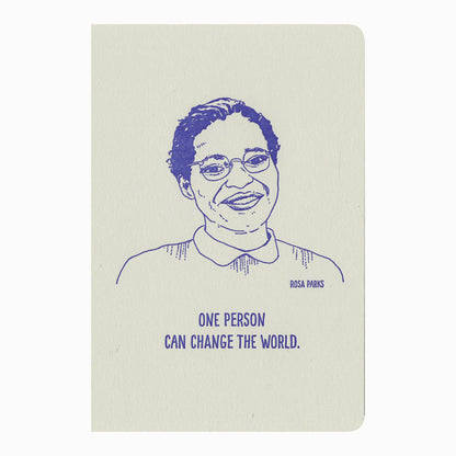 Blackbird Letterpress - Rosa Parks notebook