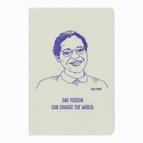 Blackbird Letterpress - Rosa Parks notebook