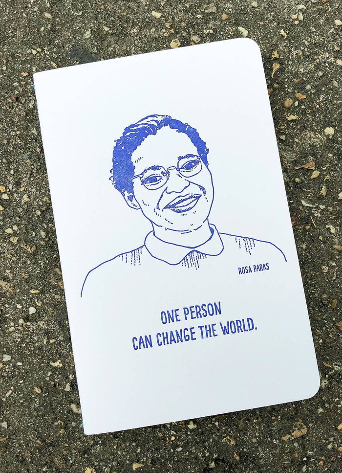 Blackbird Letterpress - Rosa Parks notebook