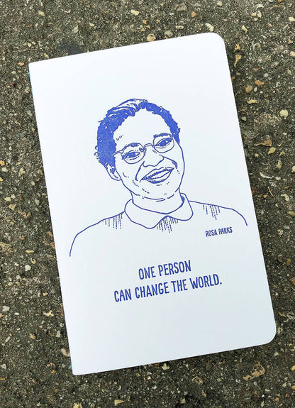 Blackbird Letterpress - Rosa Parks notebook
