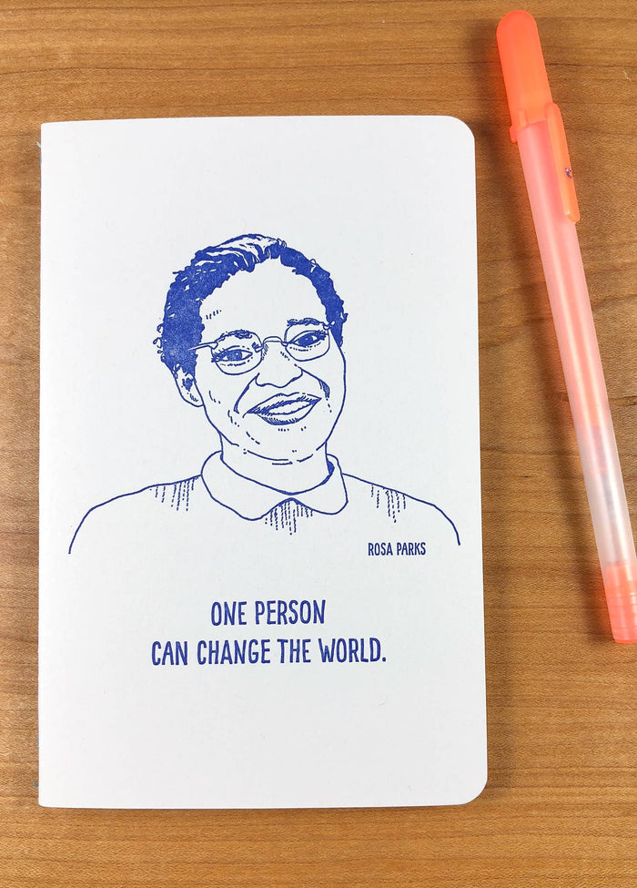 Blackbird Letterpress - Rosa Parks notebook