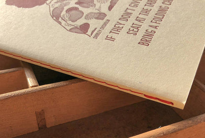 Blackbird Letterpress - Shirley Chisholm notebook
