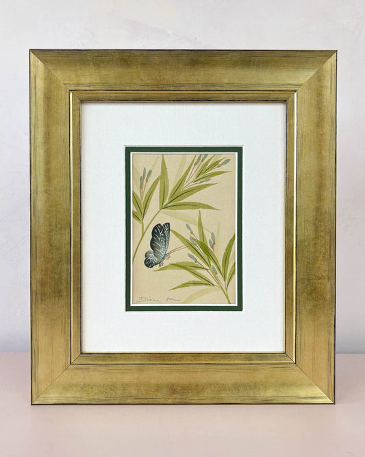 Blue Bamboo (B) Original Painting - Diane Hill