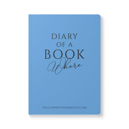 Blue Diary of a Book Wh*re Softcover Journal