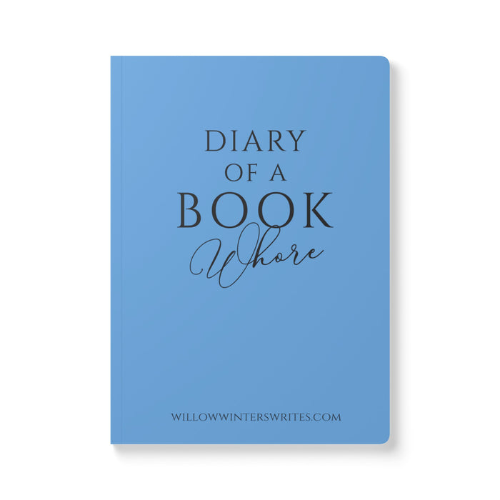 Blue Diary of a Book Wh*re Softcover Journal